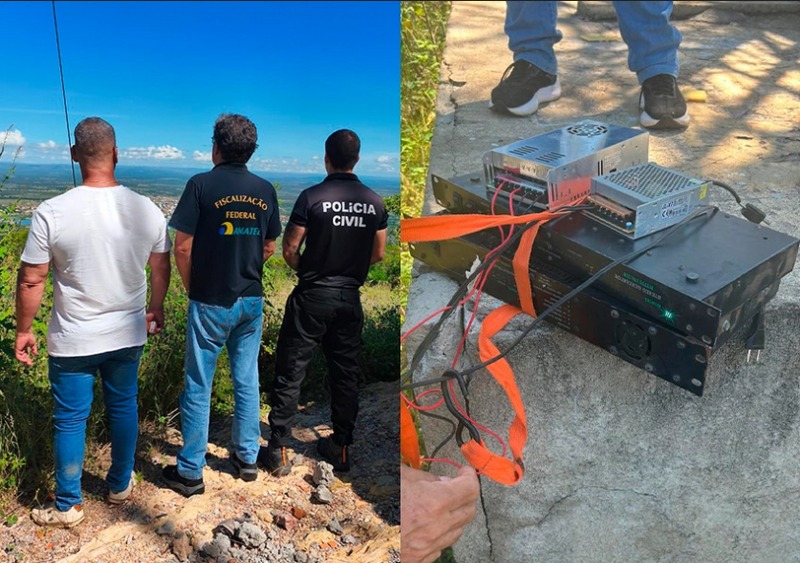 Operação desativa rádio clandestina que operava em Paramirim.