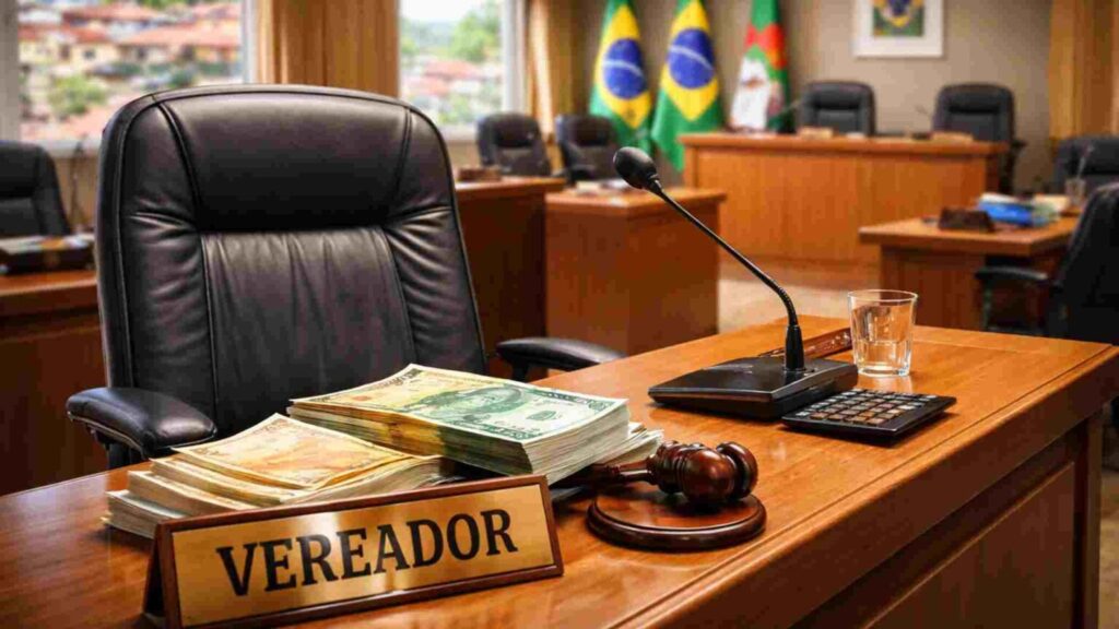 PEC propõe fim do salário de vereadores em pequenas cidades.