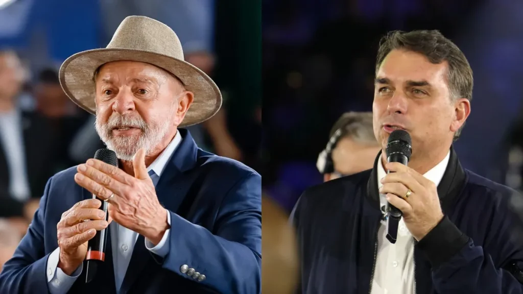 Vox Brasil aponta Lula com 50,86% dos votos válidos no 2º turno; Flávio tem 49,14%.